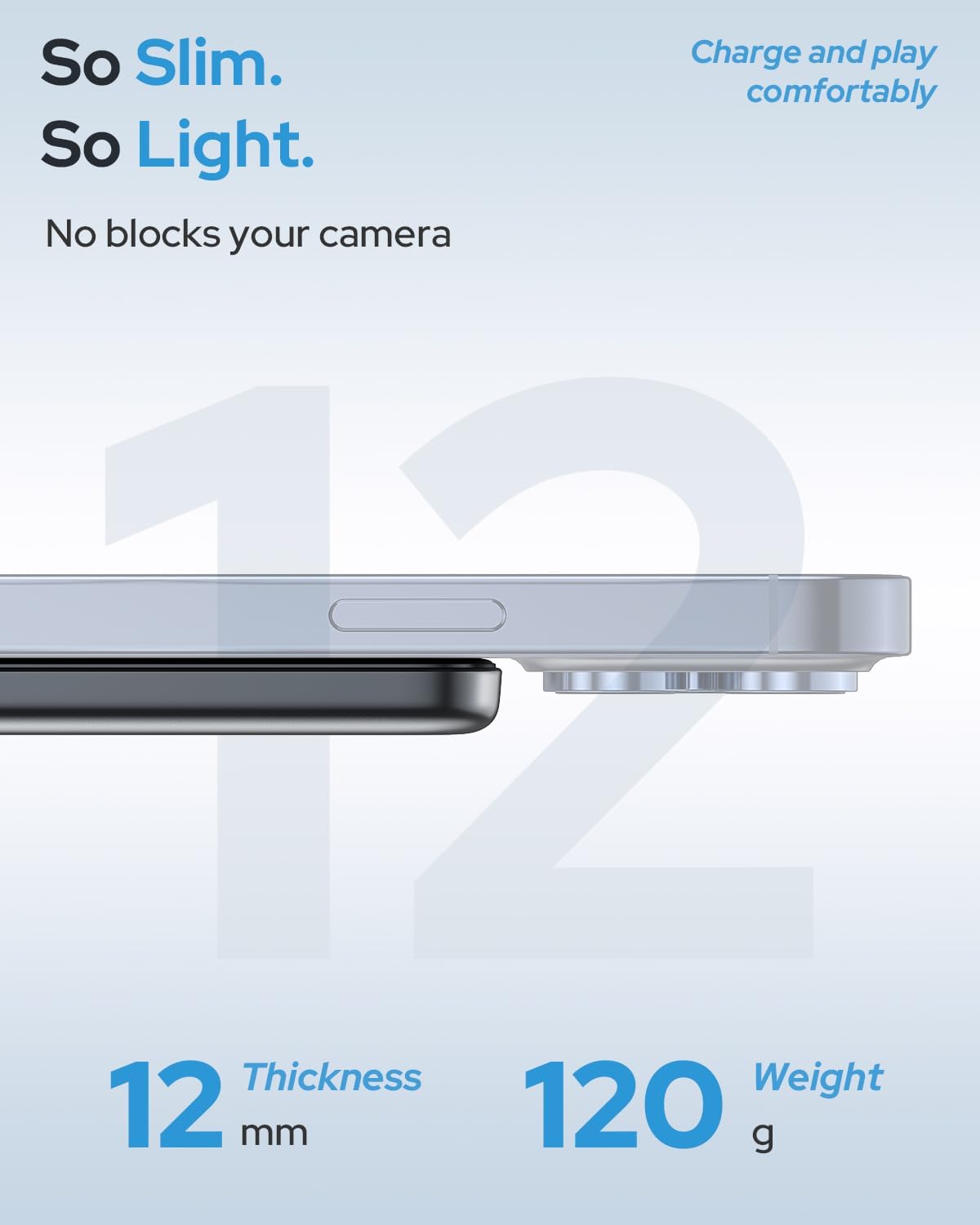 for Magsafe Portable Charger,5000mAh Slim Wireless Magnetic Power Bank with USB C Charging,Travel Essential for Magsafe Battery Pack Compatible with iPhone 17/16/15/14/13/12 Series,Graphite Gray