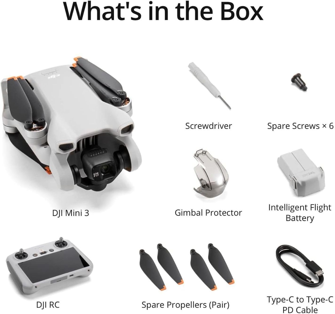 DJI Mini 3 (DJI RC), Lightweight 3x Mechanical Gimbal Drones with Camera for Adults 4K