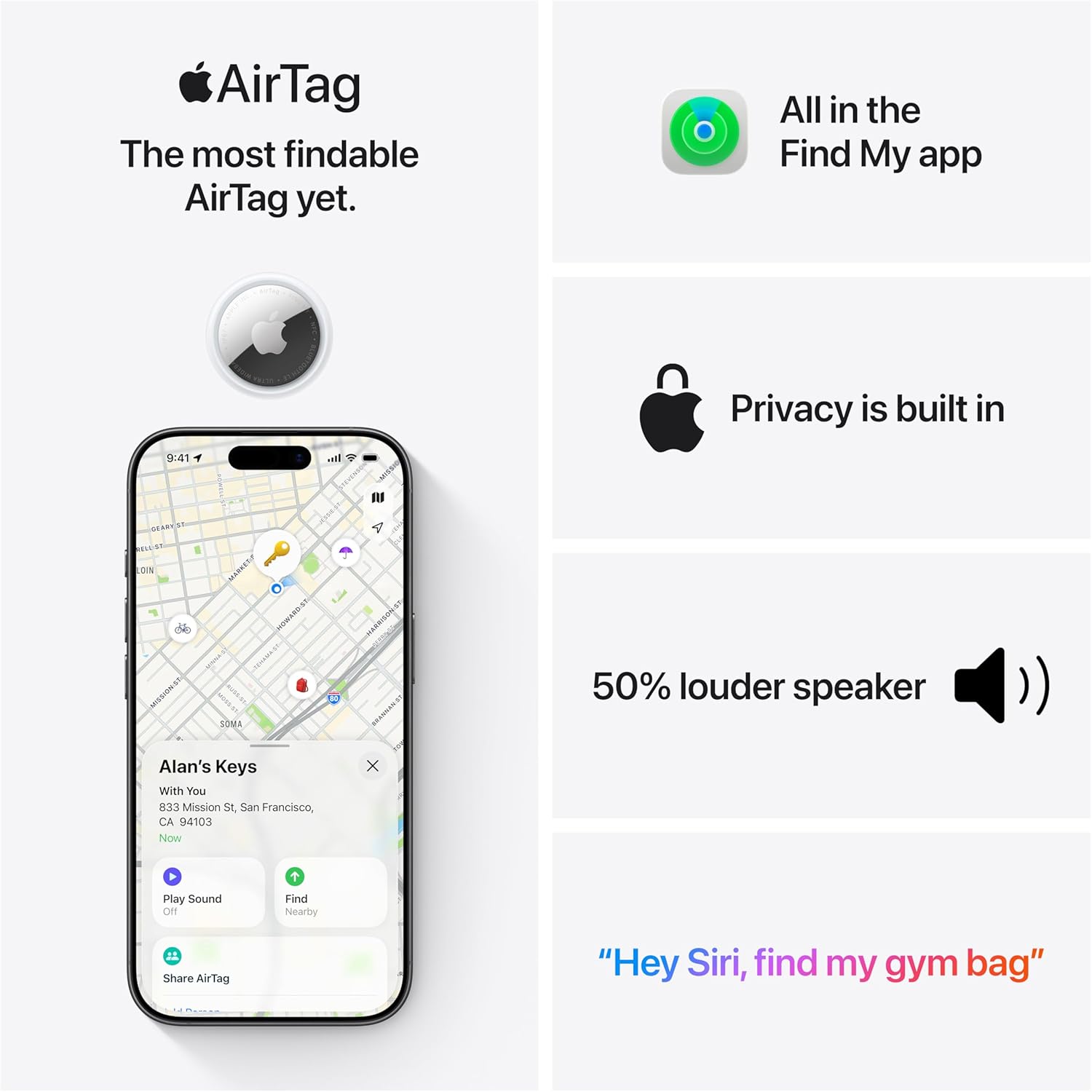 Apple AirTag (2nd Generation): Tracker for Keychain