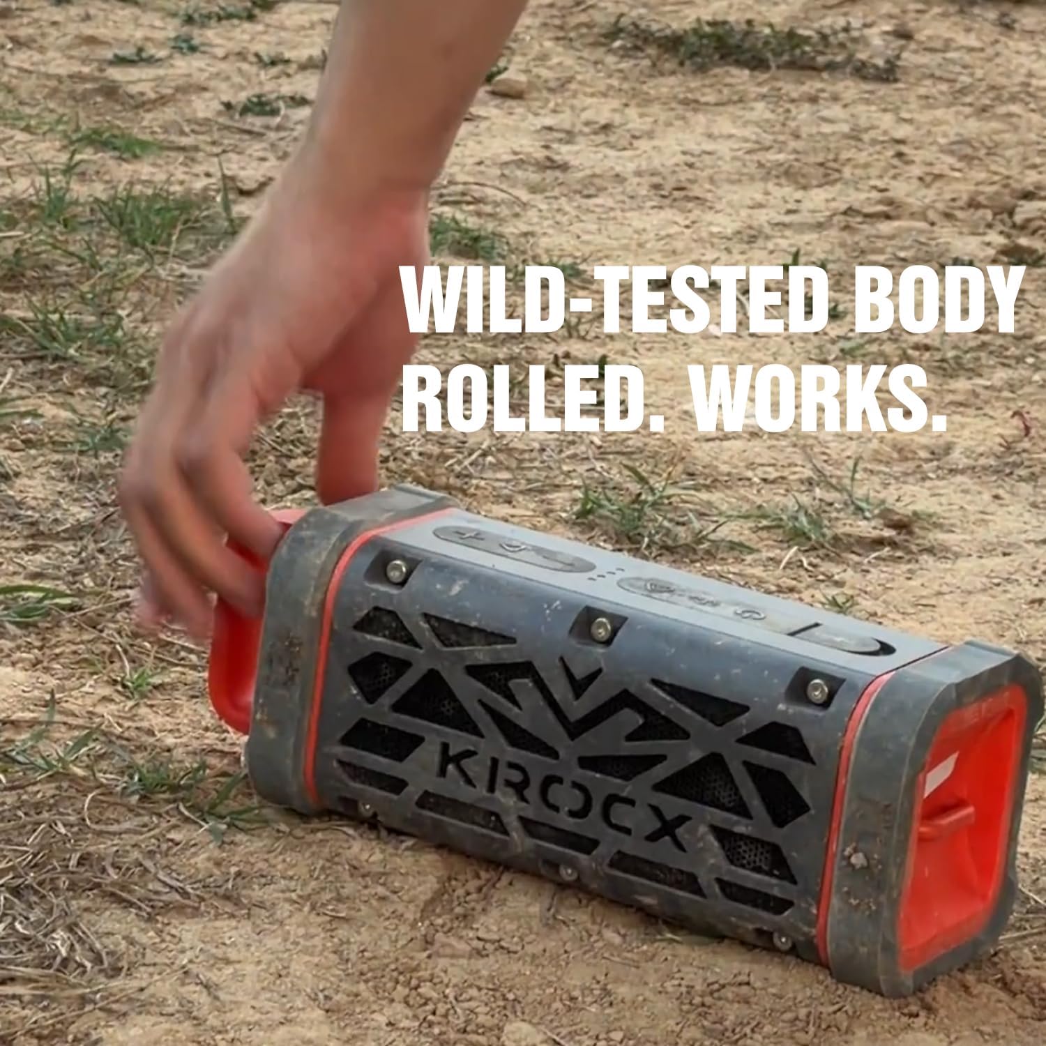 TRAVOR All-Aluminum Magnetic Portable Speaker, Outdoor Wireless BT Speakers with Rugged Metal Body, 45W, IP68 Waterproof Speaker, 25H Playtime for Golf Cart, Camping, Beach, Meteorite Gray