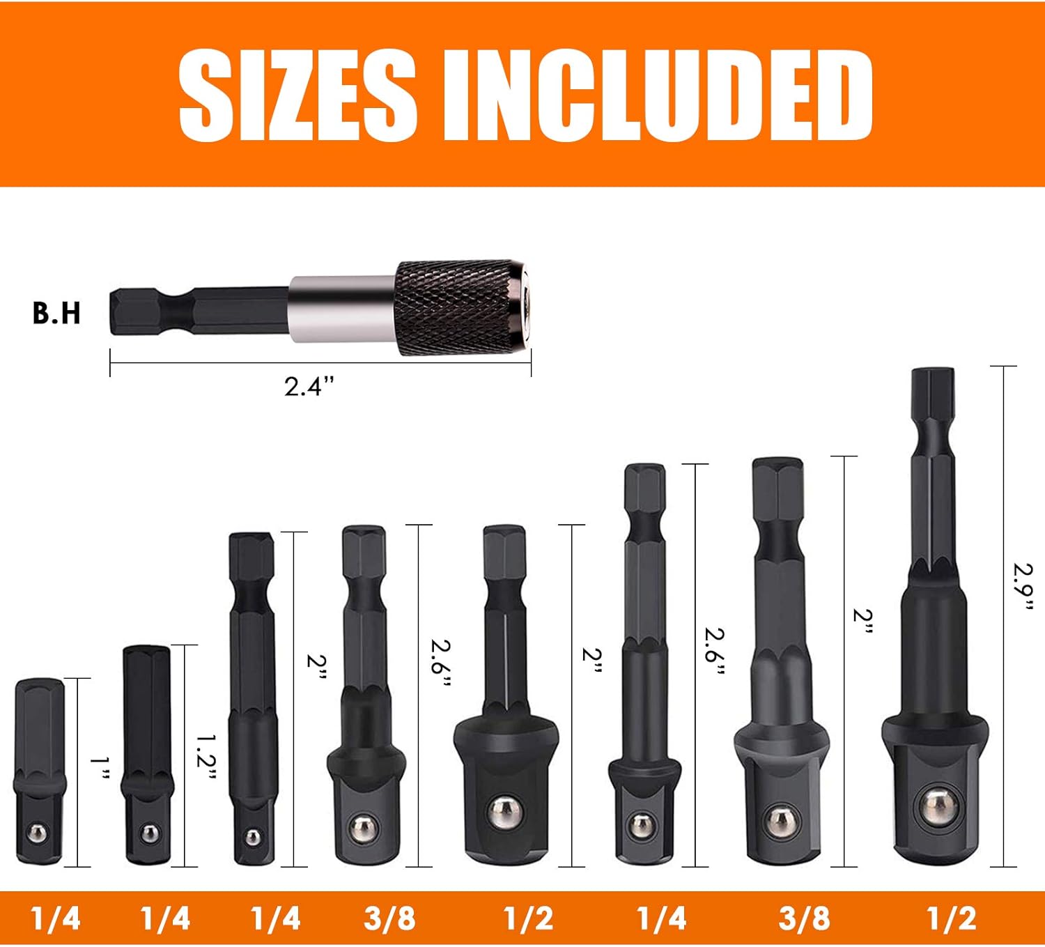 THINKWORK Impact Socket Adapter Set