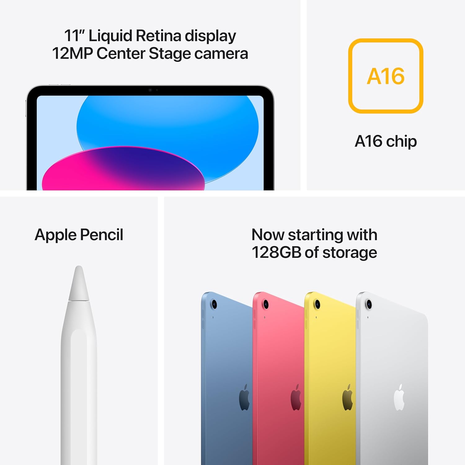 Apple iPad 11-inch: A16 chip, 11-inch Model