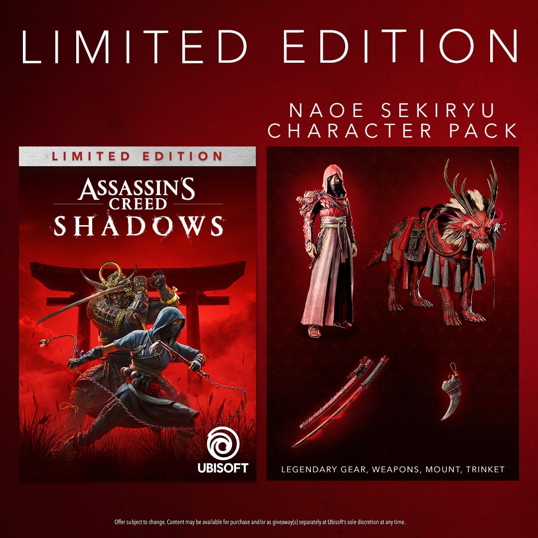 Assassin’s Creed Shadows - Limited Edition (Amazon Exclusive), PlayStation 5