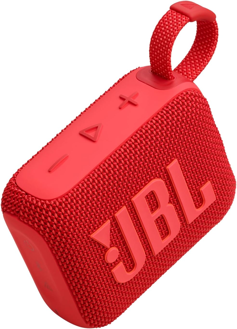 JBL Go 4 - Ultra-Portable, Waterproof and Dustproof Bluetooth Speaker, Big JBL Pro Sound with Punchy bass, 7-Hour Built-in Battery, Made in Part with Recycled Materials (Red)