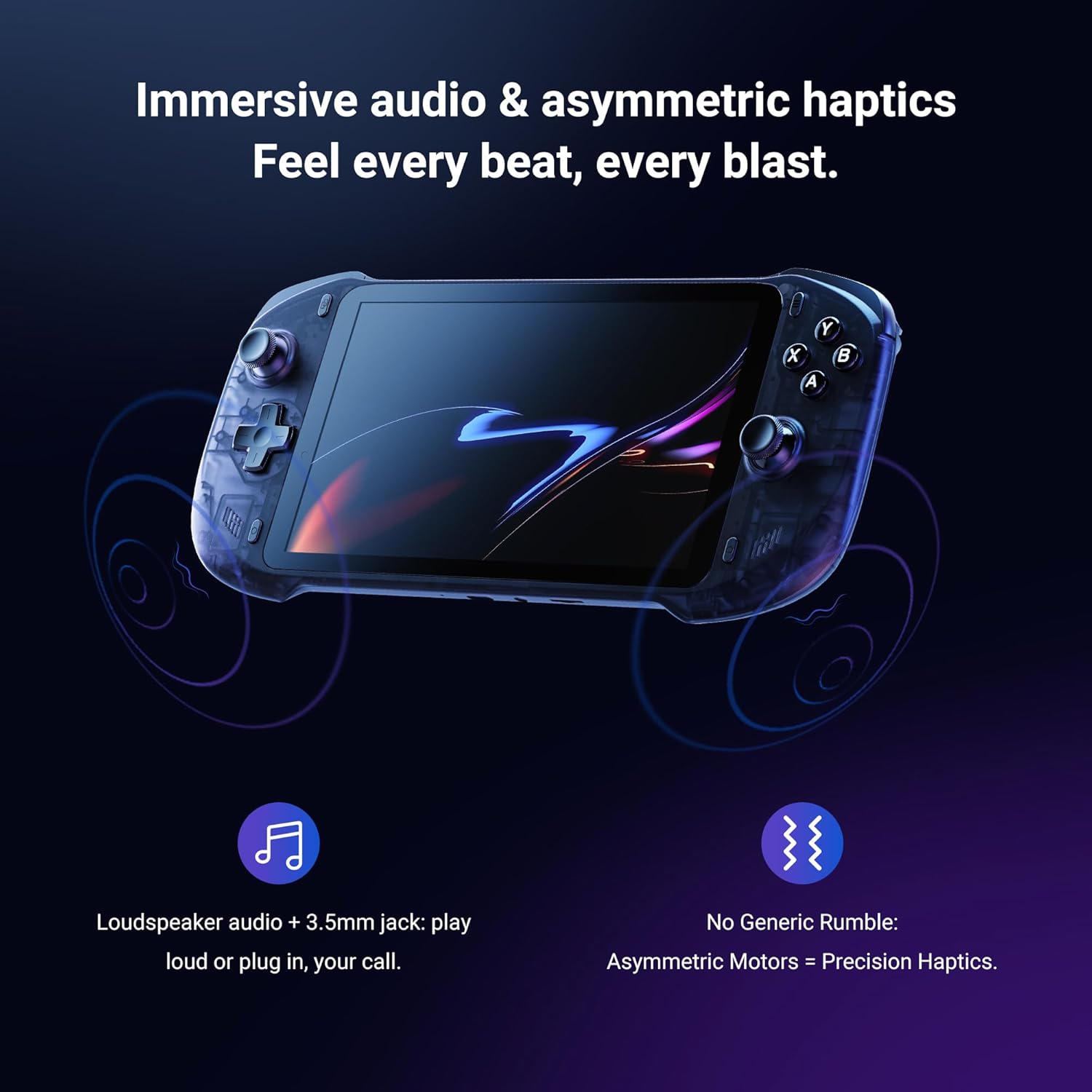 OnePro Cloud Handheld Portable Remote Play Gaming Console, For Xbox Cloud Gaming, NVIDIA GeForce NOW, Playstation, PC, Long-Battery Life, 7" 1080P Touchscreen, Lightweight Retro Game Handheld - 64G (B