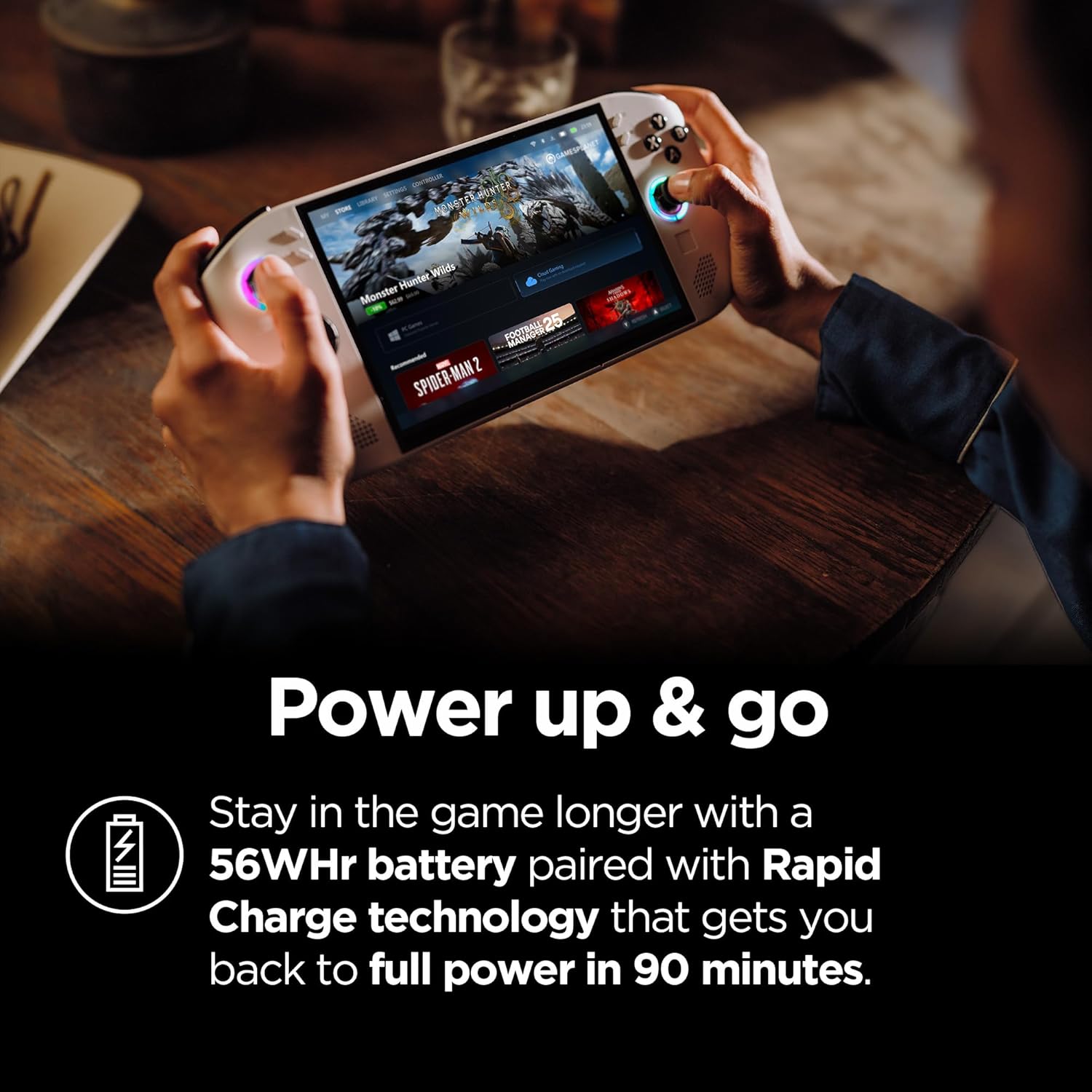 Lenovo Legion Go S - 2025 - Mobile Gaming Console - AMD Radeon graphics - 8" PureSight IPS Display - 120Hz - AMD Ryzen™ Z2 Go - 16GB Memory - 512GB Storage - Glacier White - Free PC Game Pass