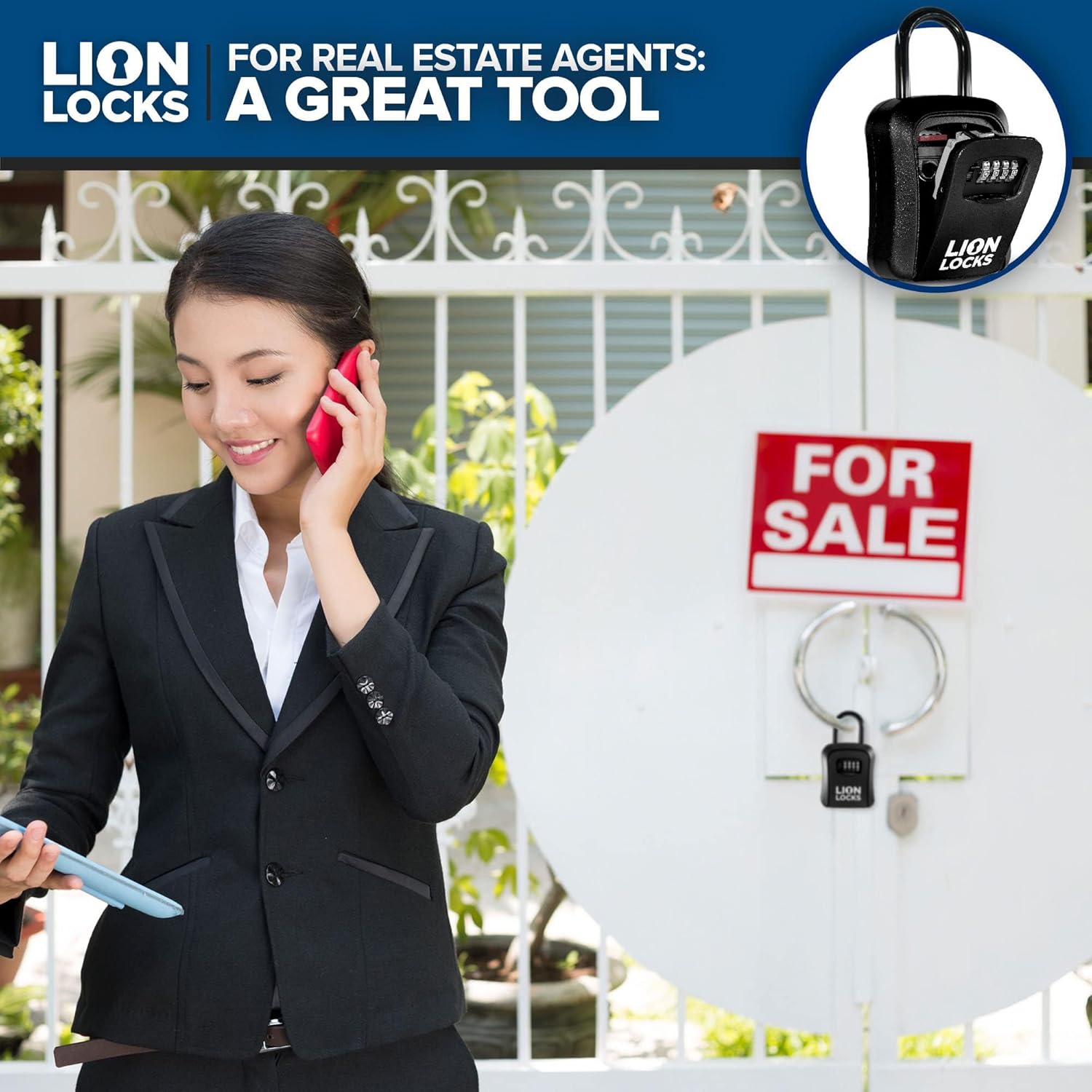 Key Lock Box for Keys with Code (24 Pack) 4 Digit Combination Lockbox for Keys Outdoor