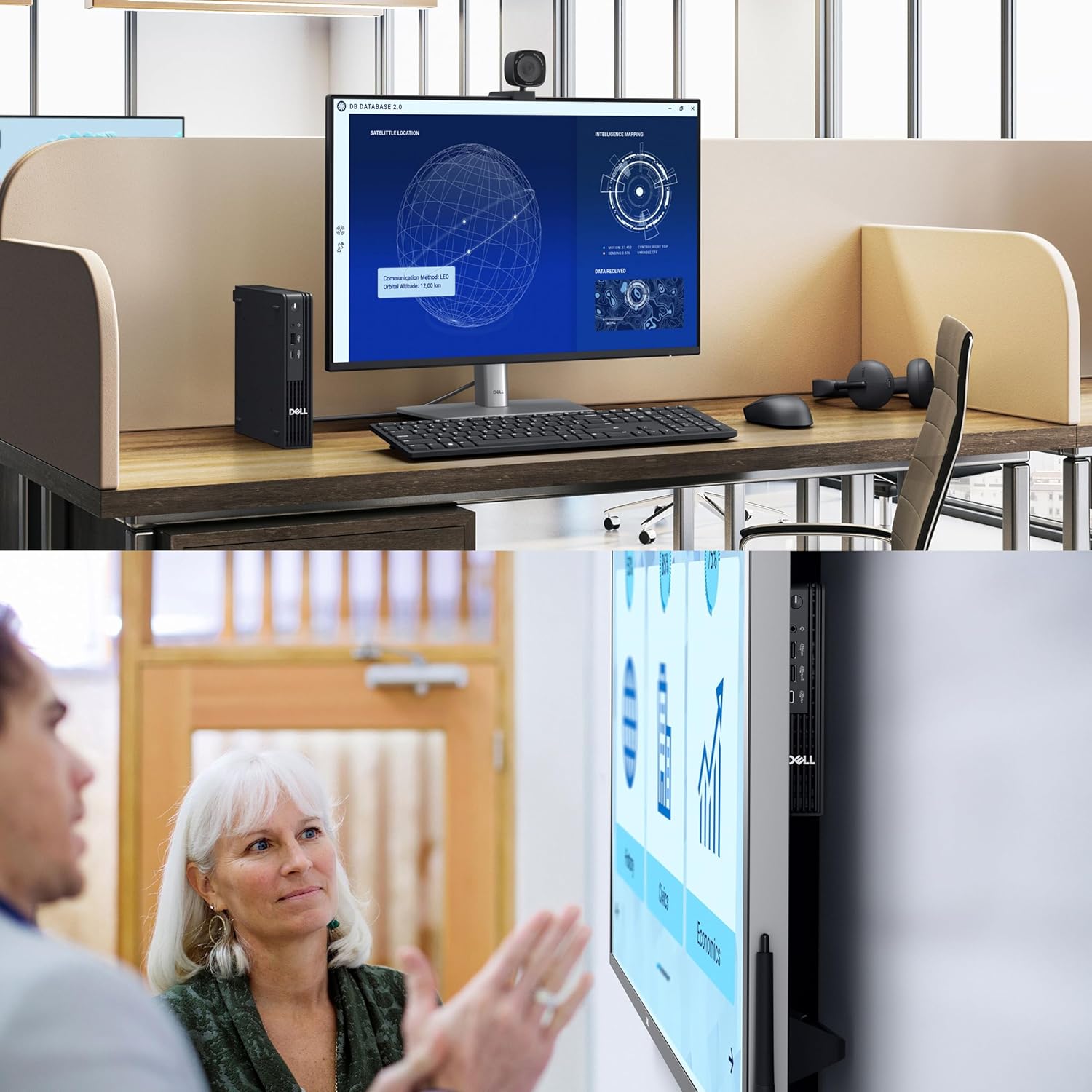 Dell Pro Micro Plus Desktop Computer, Next Gen OptiPlex 7000 MFF, Intel 20-Core Ultra 7 265, 32GB DDR5 RAM, 1TB PCIe SSD, Al Copilot+ Mini PC, 3 DisplayPort & 2 Type-C, WiFi 6 & BT, Windows 11 Pro