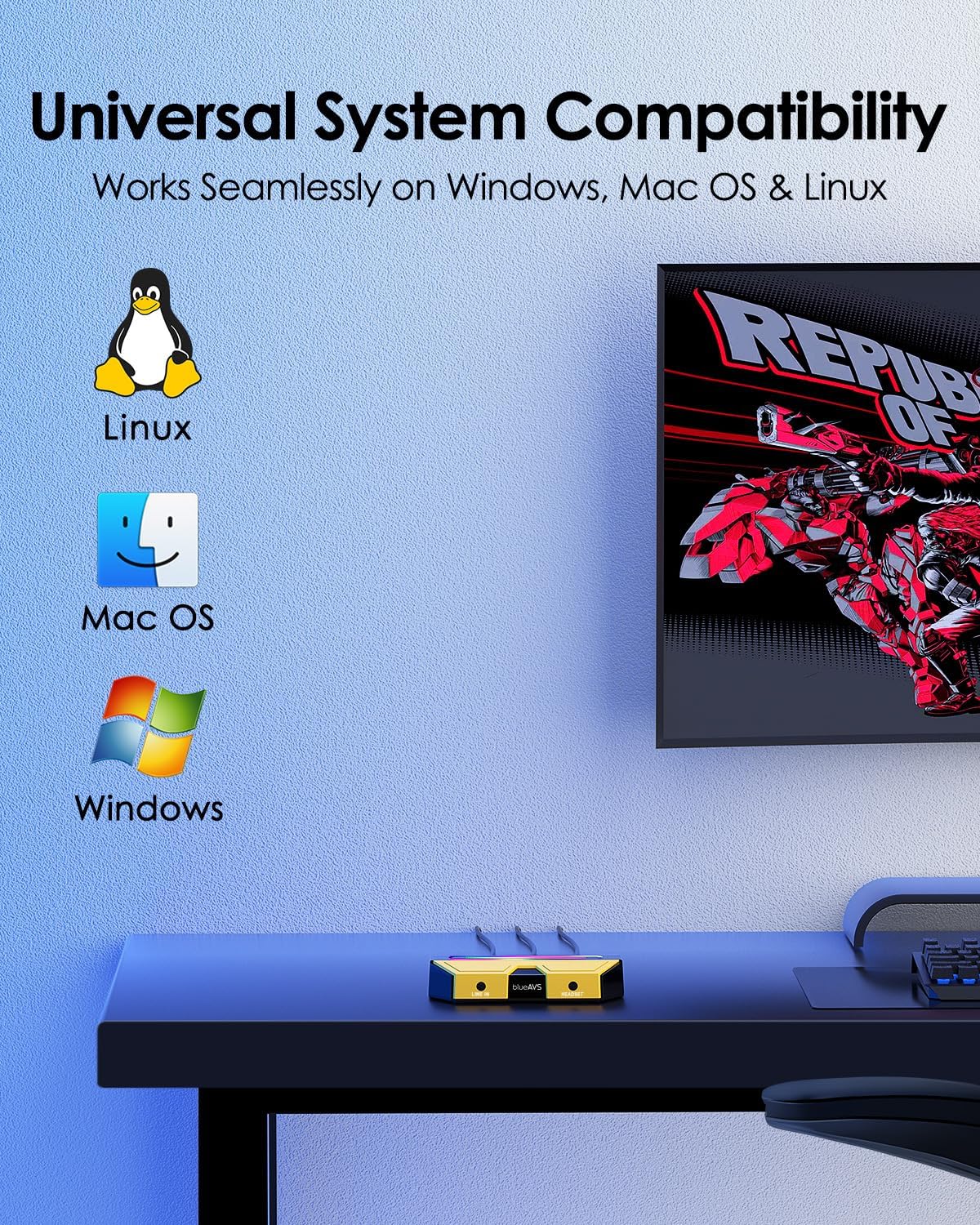 4K/60Hz & 1080P/240Hz HDMI Video Capture Card